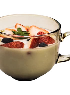 大容量早餐杯燕麦牛奶杯家用带把