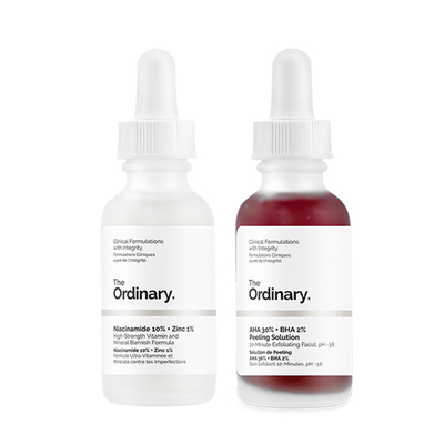 【净痘控油】The Ordinary 30%果酸精华30ml+10%烟酰胺精华30ml