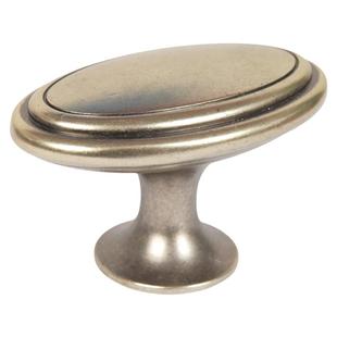 单孔古铁色椭圆头鸭蛋形柜门把手明装古典优质锌合金高档五金拉手