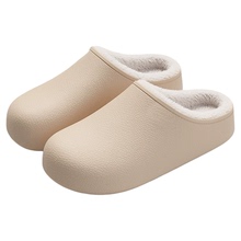 七色纺博肯情侣棉拖鞋防水！