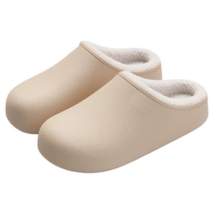 七色纺博肯情侣棉拖鞋防水！