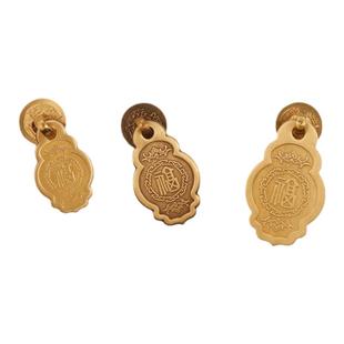 新中式红木家具柜门仿古拉手抽屉柜子复古纯铜把手黄铜老式小拉手