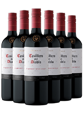 干露红魔鬼干红葡萄酒750ml×6瓶