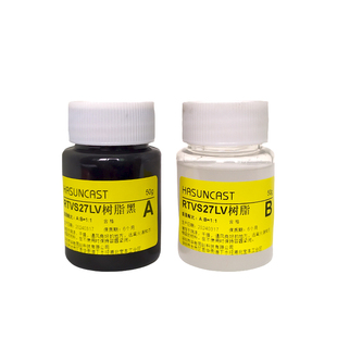 RTVS27LV黑色弹性灌封胶流动性好附着力优异介电常数低耐高压防水