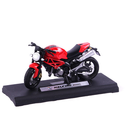 父亲节摩托车蛋糕装饰摆件仿真