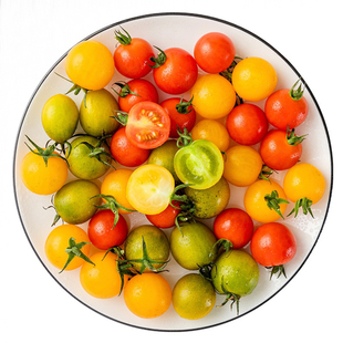 【槿馐】樱桃小番茄400g 红黄圣女果新鲜蔬菜水果西红柿 5件包邮