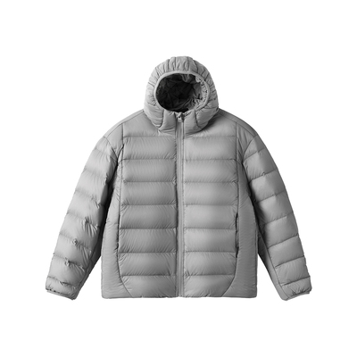 NYHSUGOO/南乙冬季男士90白鸭绒羽绒服排骨绗线工艺55020羽绒服