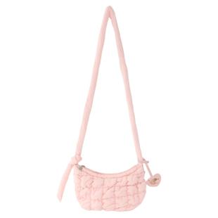 星巴克星相伴通勤学生柔软休闲百搭可调节褶皱云朵包单肩斜挎包包