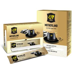 G7旗舰店进口暖姜风味3合1速溶咖啡金标新品1+2中原速溶咖啡14条