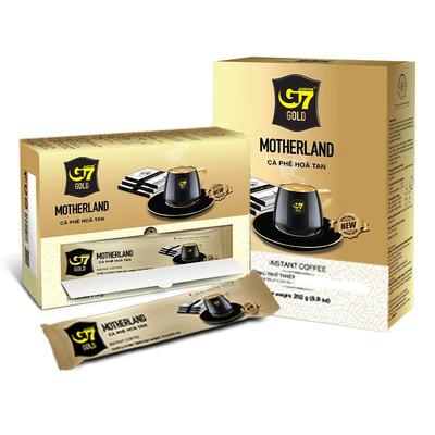 G7旗舰店进口暖姜风味3合1速溶咖啡金标新品1+2中原速溶咖啡14条