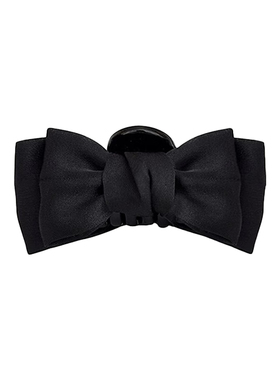 丸子头蝴蝶结抓夹~太有气质了
