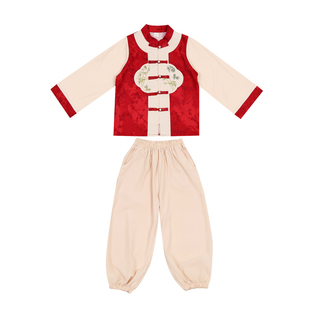 男童汉服套装夏季新款儿童新中式国风两件套中大童男孩唐装童装潮