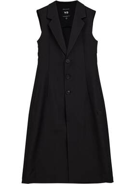 Y-3/Y3山本耀司女士长款流苏西装款时尚背心JN3703