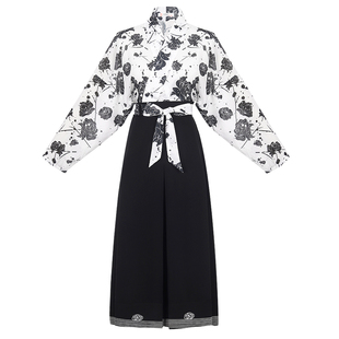 花朝记｜城野派对｜炊烟玫瑰｜春夏日常汉服｜宋飞机袖改良三裥裙