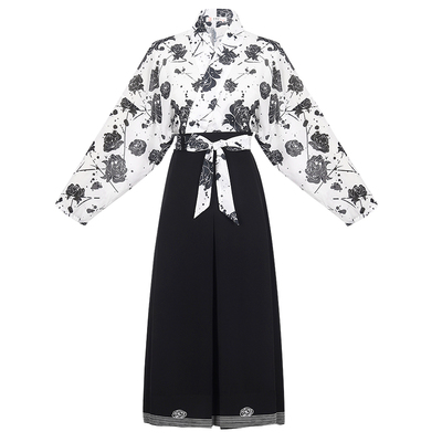 春夏日常汉服宋飞机袖改良三裥裙