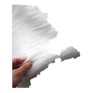 纯白色长毛绒布料首饰柜台布主播椅子毛毯直播装饰拍照道具背景布