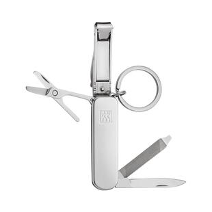 德国双立人多功能军刀不锈钢指甲刀可折叠指甲钳钥匙扣便携指甲剪