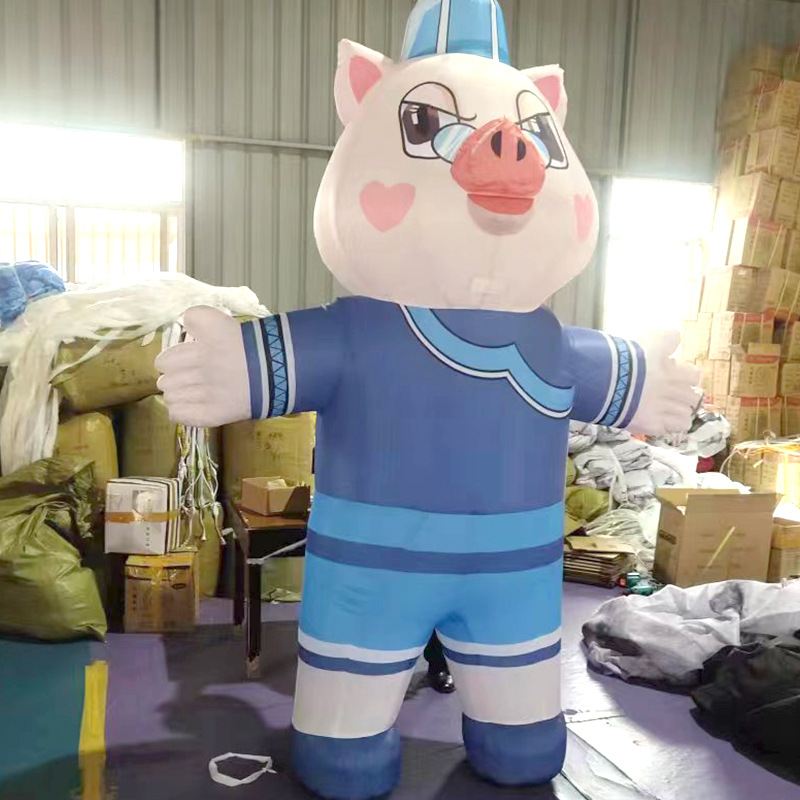 卡通充气气模行走商场节日人偶气吉祥物充气活动开业公仔大型模