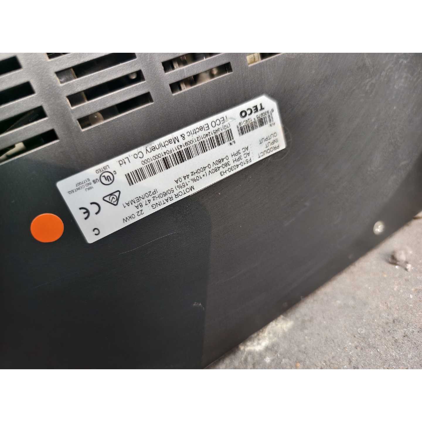 议价东TECO F510变频器22KW