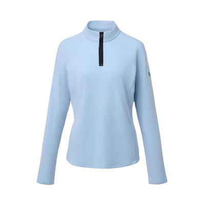 DESCENTE迪桑特WOMEN’S SKI STYLE士半拉链抓绒亲肤长袖针织衫