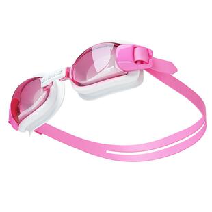 swans儿童泳镜近视高清防水防雾专业女童带度数男童泳镜泳帽套装