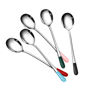 岛奇316不锈钢勺子专人专用高档精致食品级家用汤匙高颜值调羹