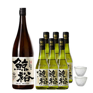 鲸裕清酒1800ml赠送6瓶290ml国产清酒15度纯米粮食酿造低度酒微醺