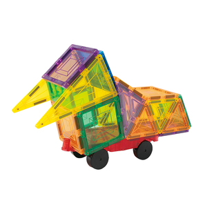 思创彩窗磁力片积木儿童益智男孩女孩智力动脑管道轨道亲子玩具