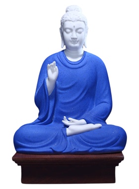 德化白瓷如来佛供奉摆件