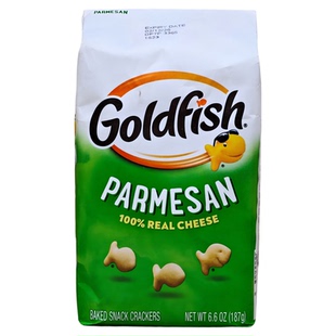 非凡农庄金鱼形饼干切达奶酪味儿童零食GOLD FISH BAKED CRACKERS