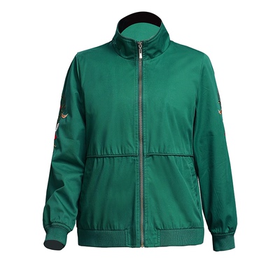 中老年风春秋季外套绣花小西装