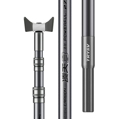 创威炮台支架地插鱼竿支架户外钓鱼钓箱专用大物杆碳素鱼竿支架杆