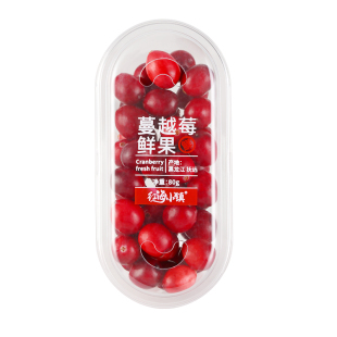 26年新产季黑龙江抚远蔓越莓鲜果80g原花青素营养水果新鲜蔓越莓