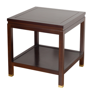 新中式实木花架盆景架鱼缸架奇石置物架沙发角几边几小茶几工艺品