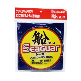 日本Seaguar西格船线100米碳素线路亚海钓主线前导线船钓线鱼线