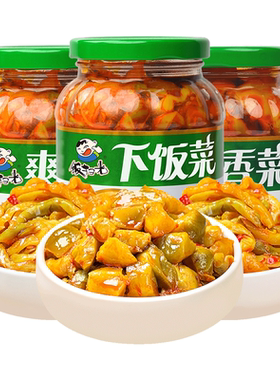 饭扫光400g大瓶装下饭菜榨菜