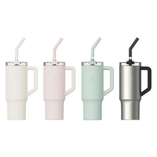 小米官旗巨无霸吸管杯保温杯大容量车载316L不锈钢水杯保冷冰霸杯