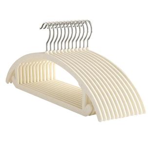 佳帮手植绒衣架防滑无痕挂衣不鼓包衣挂神器整理师衣柜专用衣撑子