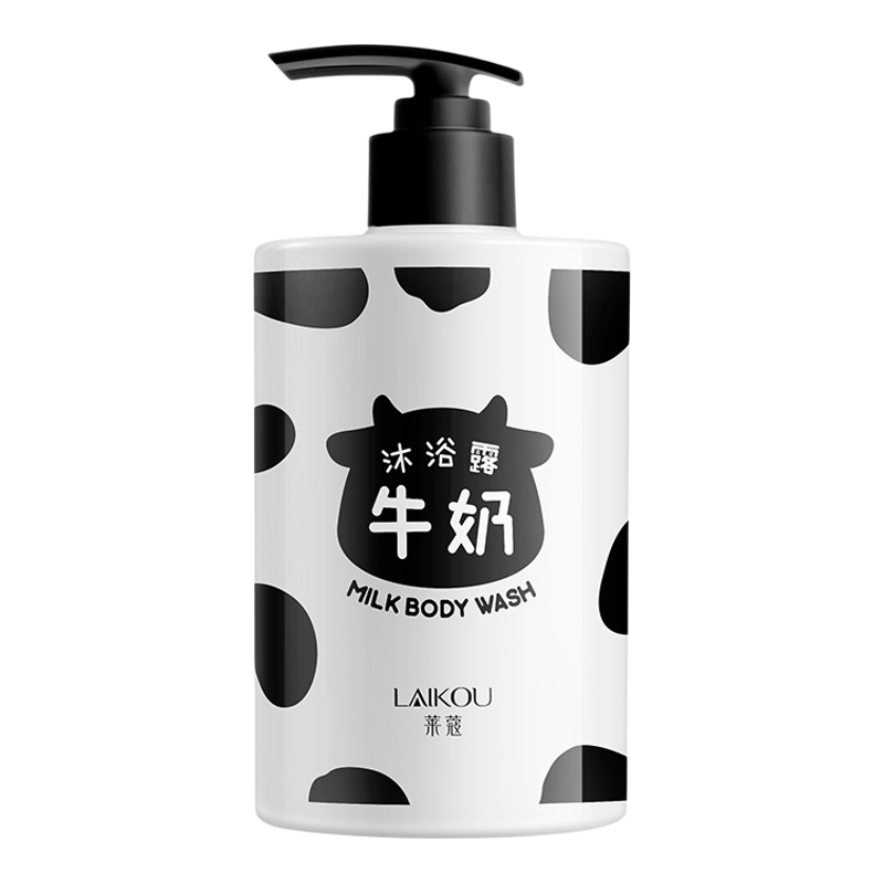 莱蔻牛奶沐浴露500ml家庭装