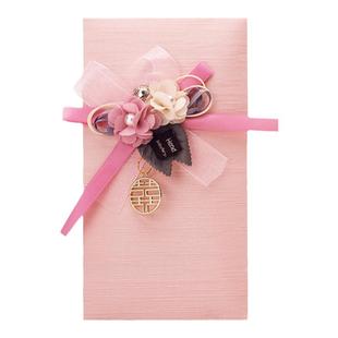 单个结婚红包喜字万元大高奢布艺改口费利是封份子钱礼金袋送闺蜜