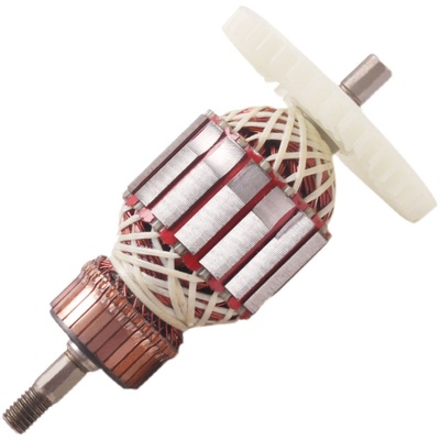 适用牧田9403砂带机转子国产牌子4寸砂带机转子110砂带机配件