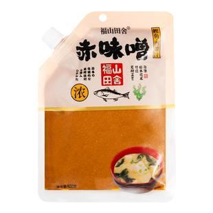福山田舍味增酱白味增汤赤味噌汤速食速溶日式汤料调料汤酱500g