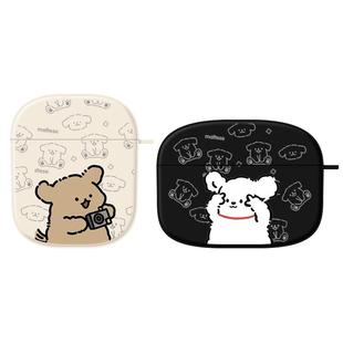 情侣小狗适用Airpods3耳机套airpodspro2情侣款可爱一代二代通用苹果蓝牙保护套卡通1/2三代新款硅胶软壳3代