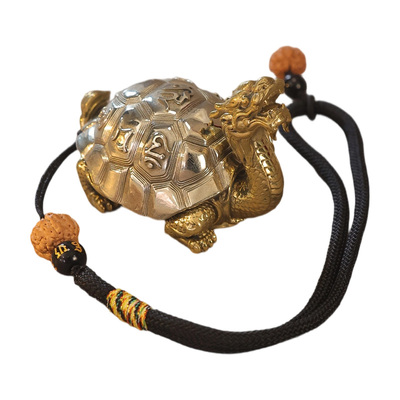 宽和纯铜乌龟摆件铜千年龟龙龟