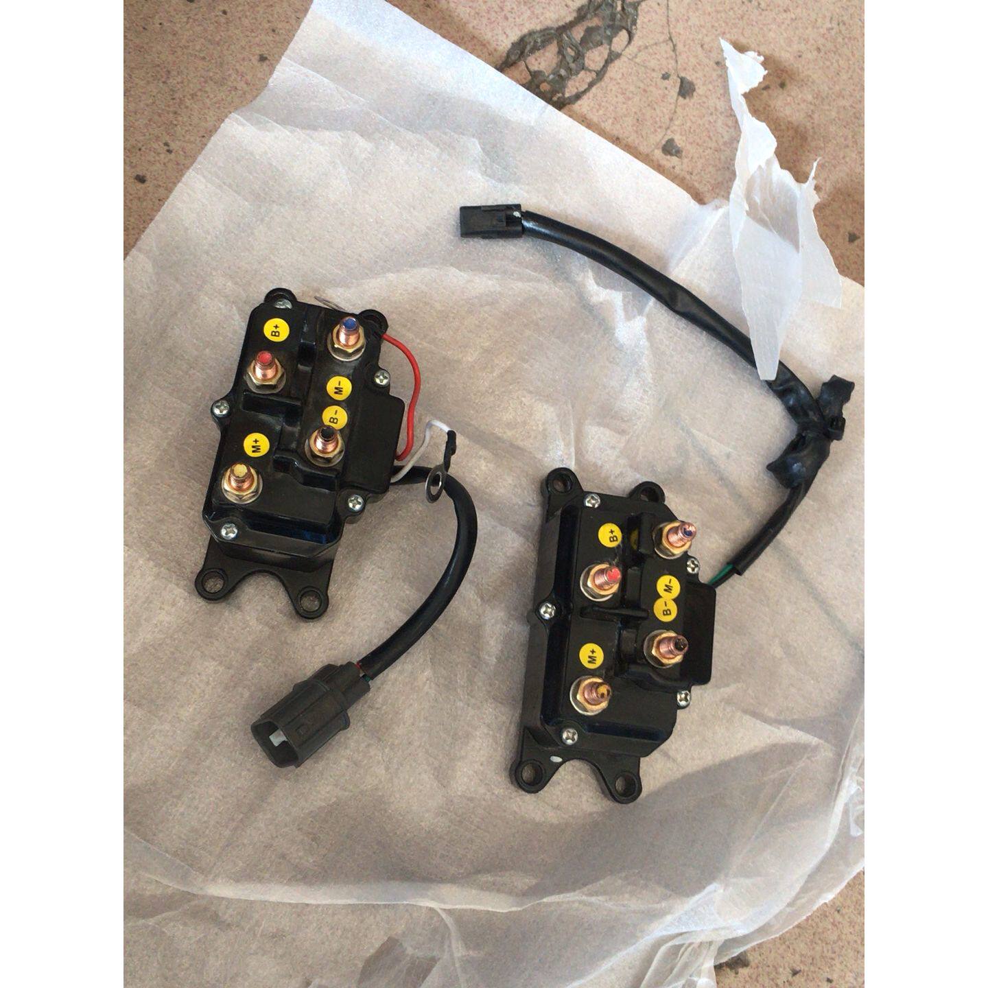 在线议价包邮春风沙滩车电动绞盘继电器控制盒开关 12v UTV沙滩车