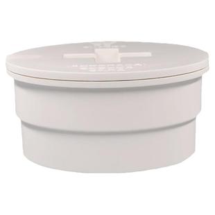 pvc双用清扫口内插管材管件装饰盖110下水管扫除口检修口堵头管帽