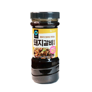 韩国进口清净园烤肉酱840g*12牛肉牛排猪肉猪排腌肉酱料蘸酱刷酱