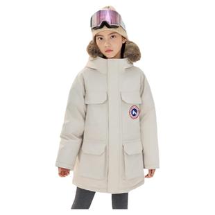 巴拉巴拉儿童羽绒服女童长款过膝外套大童加厚派克服冬装新款童装