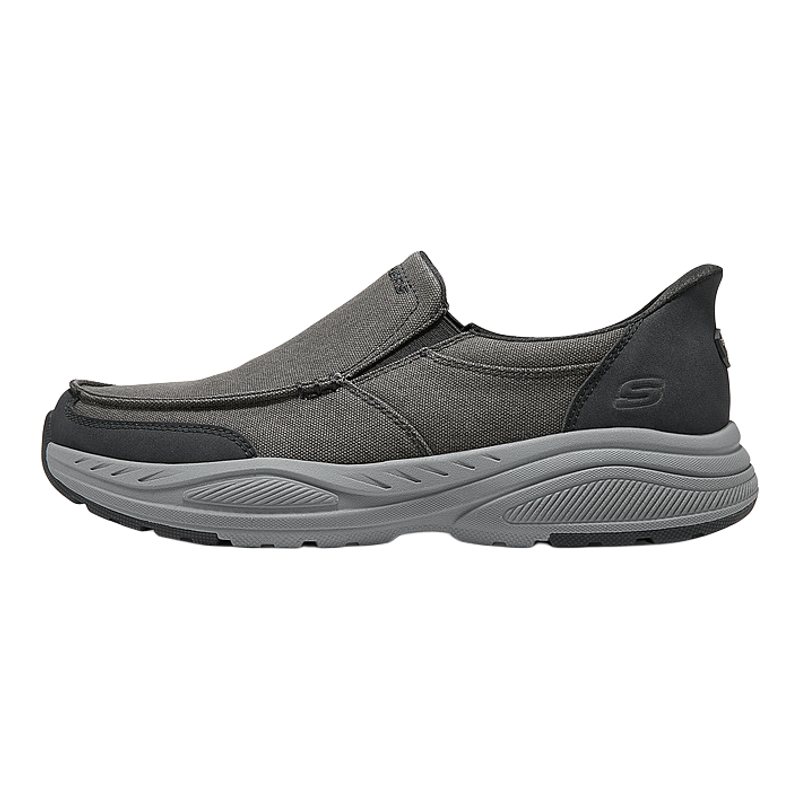 Skechers斯凯奇新款男鞋低帮运动休闲鞋闪穿鞋一脚蹬透气舒适耐磨