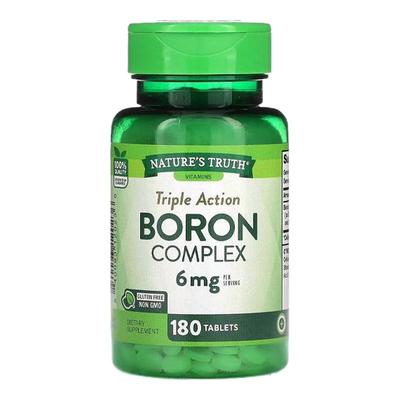 Nature's Truth三倍功效硼复合物3种硼矿物质支持骨骼健康抵御